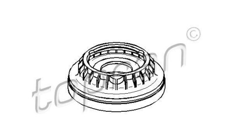Подшипник качения, опора стойки амортизатора - TOPRAN / HANS PRIES 302 374