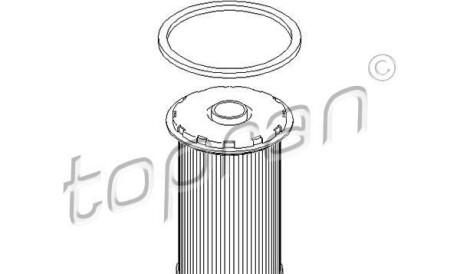 Топливный фильтр - TOPRAN / HANS PRIES 302 727