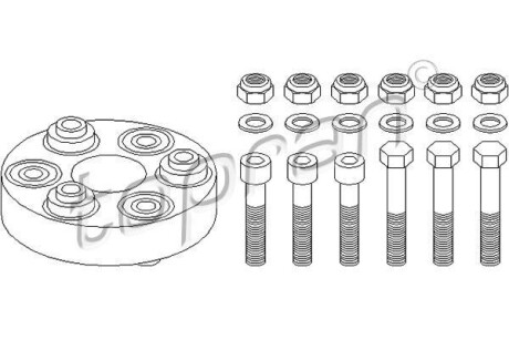 Муфта - TOPRAN / HANS PRIES 400249