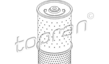 Масляный фильтр - TOPRAN / HANS PRIES 400 991