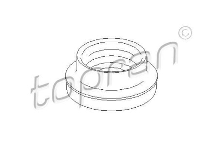 Подшипник качения, опора стойки амортизатора - TOPRAN / HANS PRIES 401 326