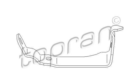 Кронштейн, подвеска стабилизато - TOPRAN / HANS PRIES 401 496