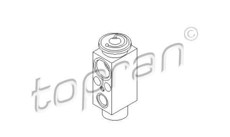 Расширительный клапан, кондиционер - (68012686AA) TOPRAN / HANS PRIES 407 785