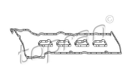 Комплект прокладок - TOPRAN / HANS PRIES 407 879
