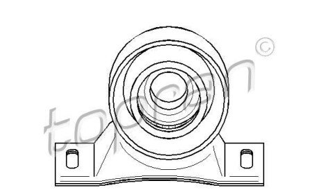 Опора кардан.вала - (26121225152) TOPRAN / HANS PRIES 500037