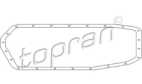 Прокладка, маслянного поддона автоматическ. коробки передач - (24101423380) TOPRAN / HANS PRIES 500 786