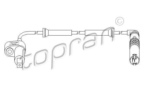 Датчик ABS - (34521164651) TOPRAN / HANS PRIES 500979