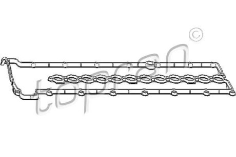 Прокладка, крышка головки цилиндра - TOPRAN / HANS PRIES 501 254