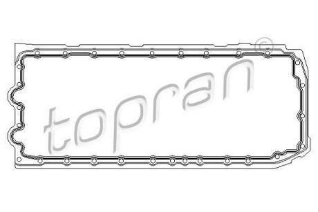 Прокладка, масляный поддон bmw z4 e89 10- - TOPRAN / HANS PRIES 501411