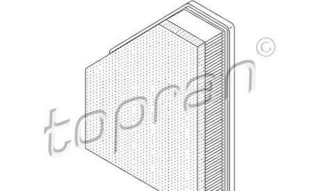 Воздушный фильтр - TOPRAN / HANS PRIES 501 669