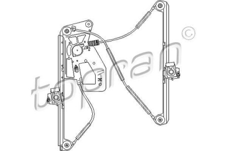 Window lifter - TOPRAN / HANS PRIES 501827