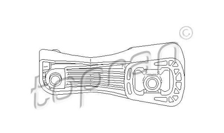 Подвеска, двигатель - TOPRAN / HANS PRIES 700 527