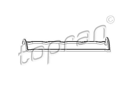 Прокладка, крышка головки цилиндра - TOPRAN / HANS PRIES 720 105