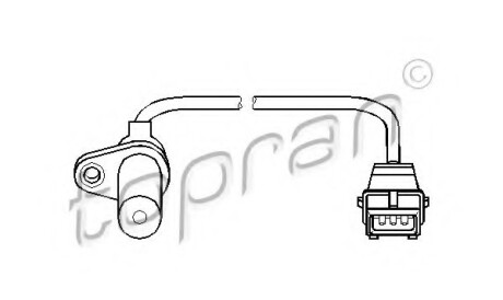 Hp citroen датчик оборотов двигателя jumper,boxer,ducato 2.8d 01- - TOPRAN / HANS PRIES 721 687