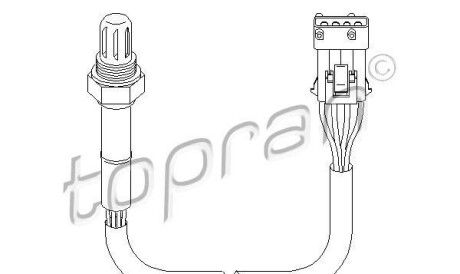 Лямбда-зонд - TOPRAN / HANS PRIES 721 860