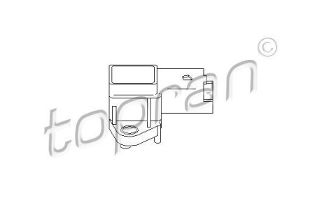 Датчик, давление во впускном газопроводе - (9631716680, 1859067G00000, 19207T) TOPRAN / HANS PRIES 722 063