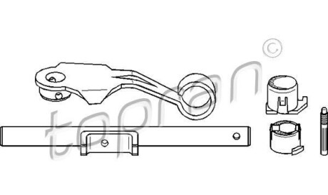 Возвратная вилка, система сцепления - (211752) TOPRAN / HANS PRIES 722 141