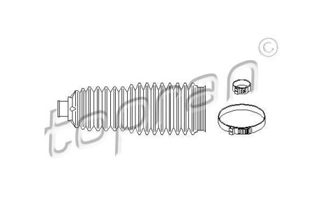 Комплект пылника, рулевое управление - TOPRAN / HANS PRIES 722 173