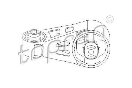 Подвеска, двигатель - (180634, 96277722) TOPRAN / HANS PRIES 722 311