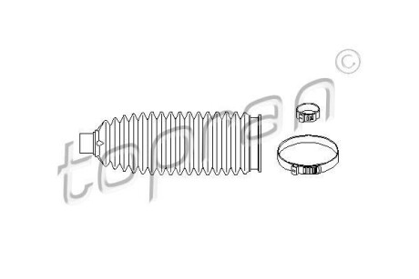 Комплект пылника, рулевое управление - TOPRAN / HANS PRIES 722 467