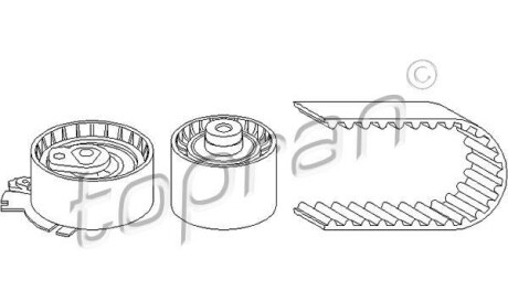 Ременный комплект - TOPRAN / HANS PRIES 722 797