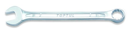 Ключ комбинований, прямий, : 9мм, довжина: 139 мм, кут: 15°, обробка: сатинний хром - Toptul AAEB0909