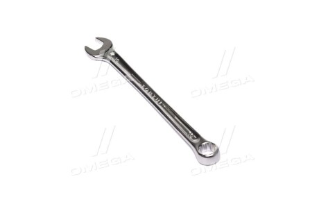 Ключ комбинований, прямий, : 10мм, довжина: 149 мм, кут: 15°, обробка: сатинний хром - Toptul AAEB1010