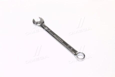 Ключ комбинований, прямий, : 14мм, довжина: 189 мм, кут: 15°, обробка: сатинний хром - Toptul AAEB1414