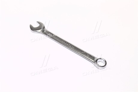 Ключ комбинований, прямий, : 15мм, довжина: 199 мм, кут: 15°, обробка: сатинний хром - Toptul AAEB1515