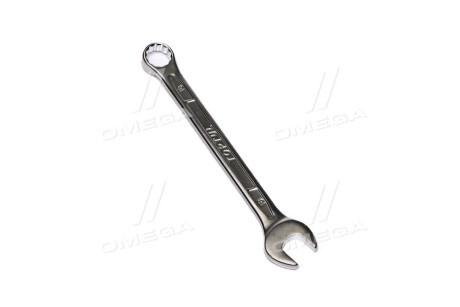 Ключ комбинований, прямий, : 18мм, довжина: 229 мм, кут: 15°, обробка: сатинний хром - Toptul AAEB1818