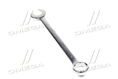 Ключ комбинований, прямий, : 55мм, довжина: 609 мм, кут: 15°, обробка: сатинний хром - Toptul AAEB5555