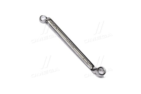 Ключ накидний, вигнутий, двосторонній, : 12 13мм, довжина: 218 мм, кут: 75° - Toptul AAEI1213