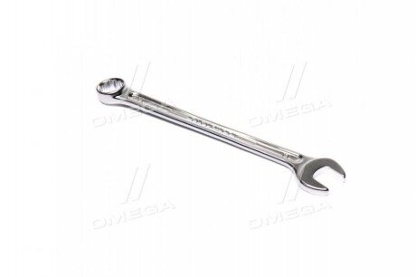 Ключ комбинований, прямий, : 14мм, довжина: 180 мм, кут: 15°, обробка: сатинний хром,матеріал: хром-ванадієва легована сталь / cr-v, стандартний: METRIC - Toptul AAEX1414