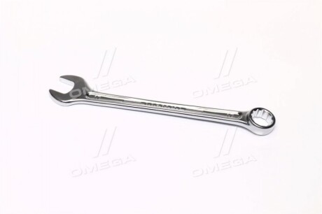 Ключ комбинований, прямий, : 17мм, довжина: 206 мм, кут: 15°, обробка: сатинний хром,матеріал: хром-ванадієва легована сталь / cr-v, стандартний: METRIC - Toptul AAEX1717