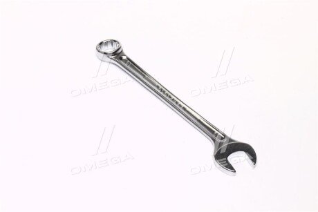 Ключ комбинований, прямий, : 19мм, довжина: 223 мм, кут: 15°, обробка: сатинний хром,матеріал: хром-ванадієва легована сталь / cr-v, стандартний: METRIC - Toptul AAEX1919