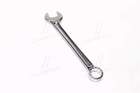 Ключ комбинований, прямий, : 21мм, довжина: 243 мм, кут: 15°, обробка: сатинний хром,матеріал: хром-ванадієва легована сталь / cr-v, стандартний: METRIC - Toptul AAEX2121