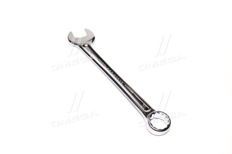 Ключ комбинований, прямий, : 30мм, довжина: 340 мм, кут: 15°, обробка: сатинний хром,матеріал: хром-ванадієва легована сталь / cr-v, стандартний: METRIC - Toptul AAEX3030