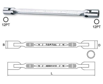 Фото 2 - Автозапчасть Toptul AEEC1819
