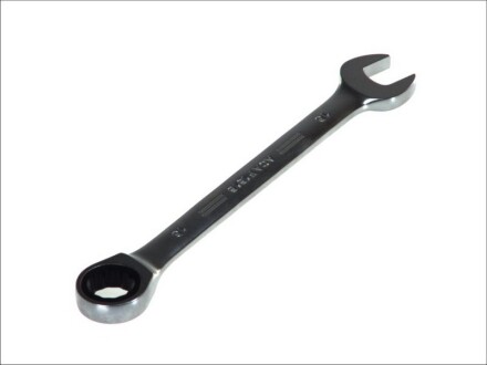 Ключ комбинований / тріскачка, 72 кількість зубів, односторонній, з тріскачкою, : 16мм, довжина: 208 мм, кут: 15°, обробка: сатинний хром,матеріал: хром-ванадієва легована сталь - Toptul AOAF1616