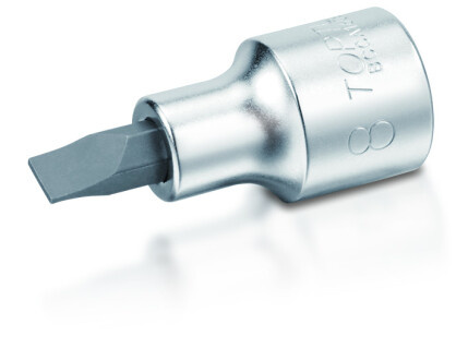 Насадка з бітою 1/4" шліц - Toptul BCCA086E