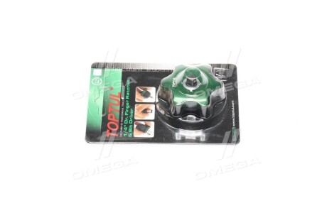 Тріскачка, 1/4 дюйм, профіль: квадрат / HEX, кількість зубів: 36, тип: кишенькова реверсивний - Toptul CAUA0808