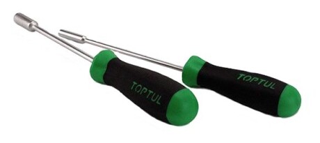 Ключ торцевий прямий, із ручкою 6-кутна, 10 мм, ручка: пластик / проти ковзання - Toptul FGAB1013