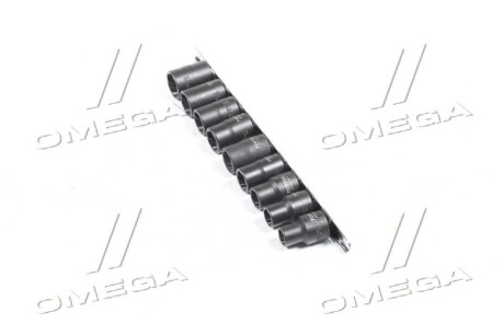 Набір насадок 1/2" (однотипні), 9 шт, профіль: спіральний/а, розмір насадок 6/12-кутних (мм): 10 11 12 13 14 15 16 17 19 мм, для відкручування пошкоджені гвинти та гайки - Toptul GAAG0903