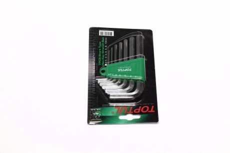 Набір ключів 7 шт, профіль: HEX, розмір HEX: 2.5 3 4 5 6 8 10 мм - Toptul GAAL0701