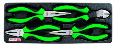 Набір пасатижів 4од. (В ложементі, тип А) - Toptul GBAT0402