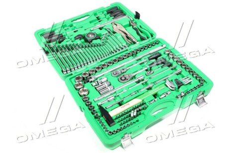 Набір інструментів, 1/2 1/4 3/8", кількість інструментів: 144 szt., профіль: пласкі / E-TORX / HEX / Philips PH / PZ / TORX Tamper - Toptul GCAI144R