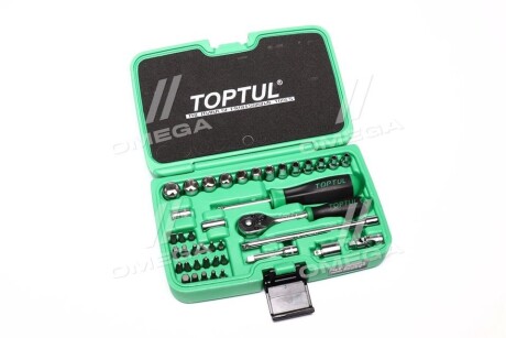 Набір інструментів 1/4" 41од. - Toptul GCAI4102