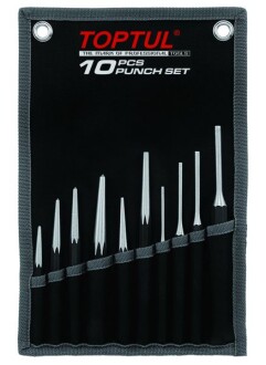 Набір інструментів 10 шт, виколотки, керни - Toptul GPAQ1001