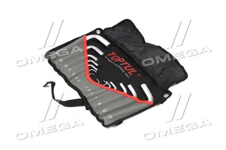 Набір Г-обр. 2-19мм 14од. у чохлі - Toptul GPAQ1401