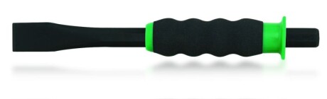 Зубило (EN) for impact, тип: з корпусом, плоский, ширина: 10 мм, довжина: 150 мм, ручка: анти відкат/захисна, 1 шт - Toptul HCBB1015